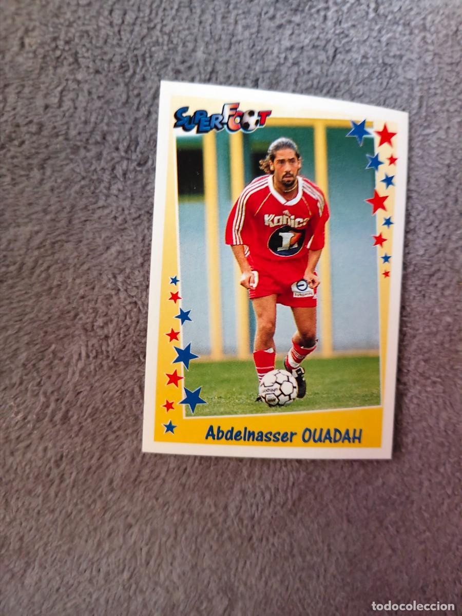Fu&szlig;ball-Sticker: 95 SUPERFOOT 98 99 ABDELNASSER OUADAH LES MILIEUX PANINI 1998 1999 LIGUE 1 FRANCIA AAK