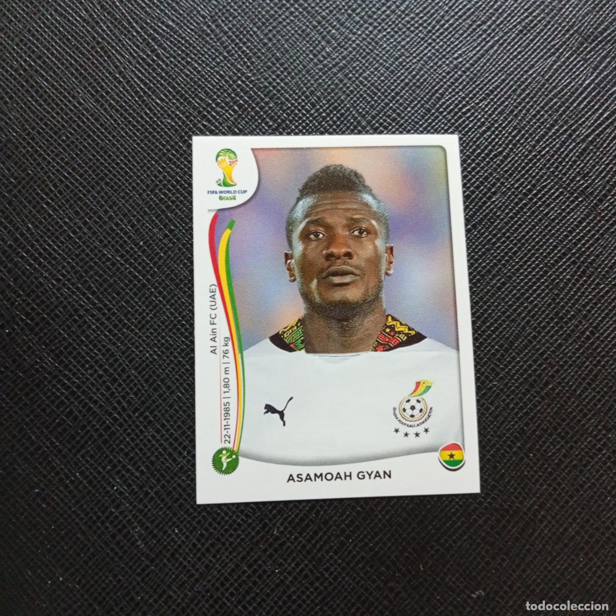 Fu&szlig;ball-Sticker: 544 ASAMOAH GYAN GHANA PANINI MUNDIAL BRASIL 2014 CROMO FUTBOL 14 - SIN PEGAR - CJ1