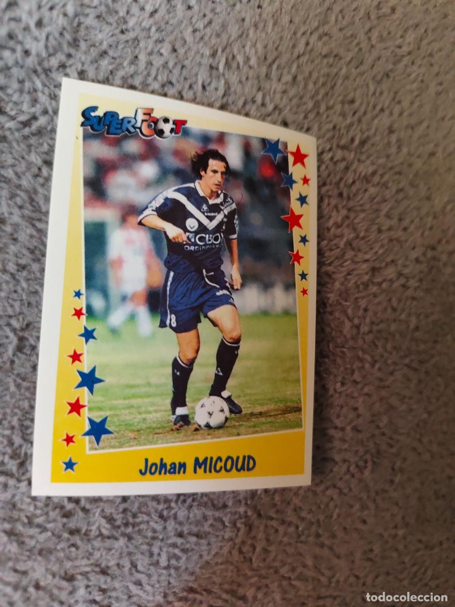 Fu&szlig;ball-Sticker: 100 SUPERFOOT 98 99 JOHAN MICOUD LES MILIEUX PANINI 1998 1999 LIGUE 1 FRANCIA AAK