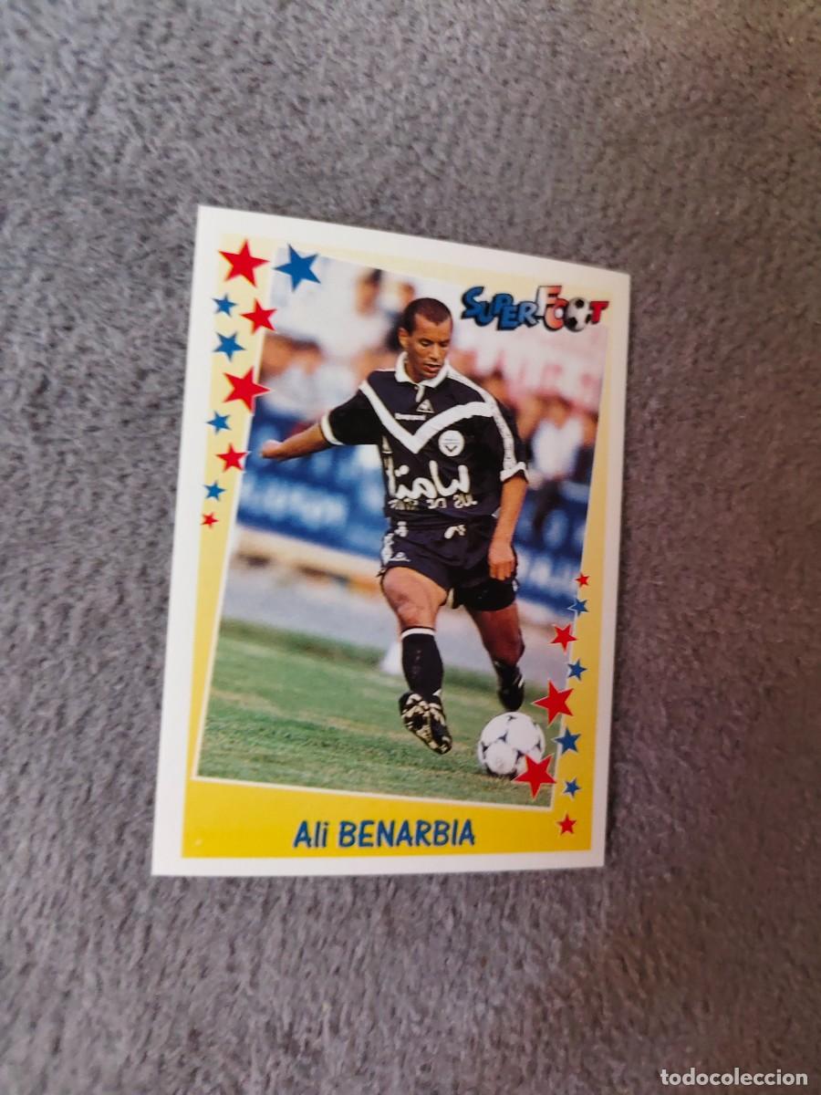 Fu&szlig;ball-Sticker: 102 SUPERFOOT 98 99 ALI BENARBIA LES MILIEUX PANINI 1998 1999 LIGUE 1 FRANCIA AAK