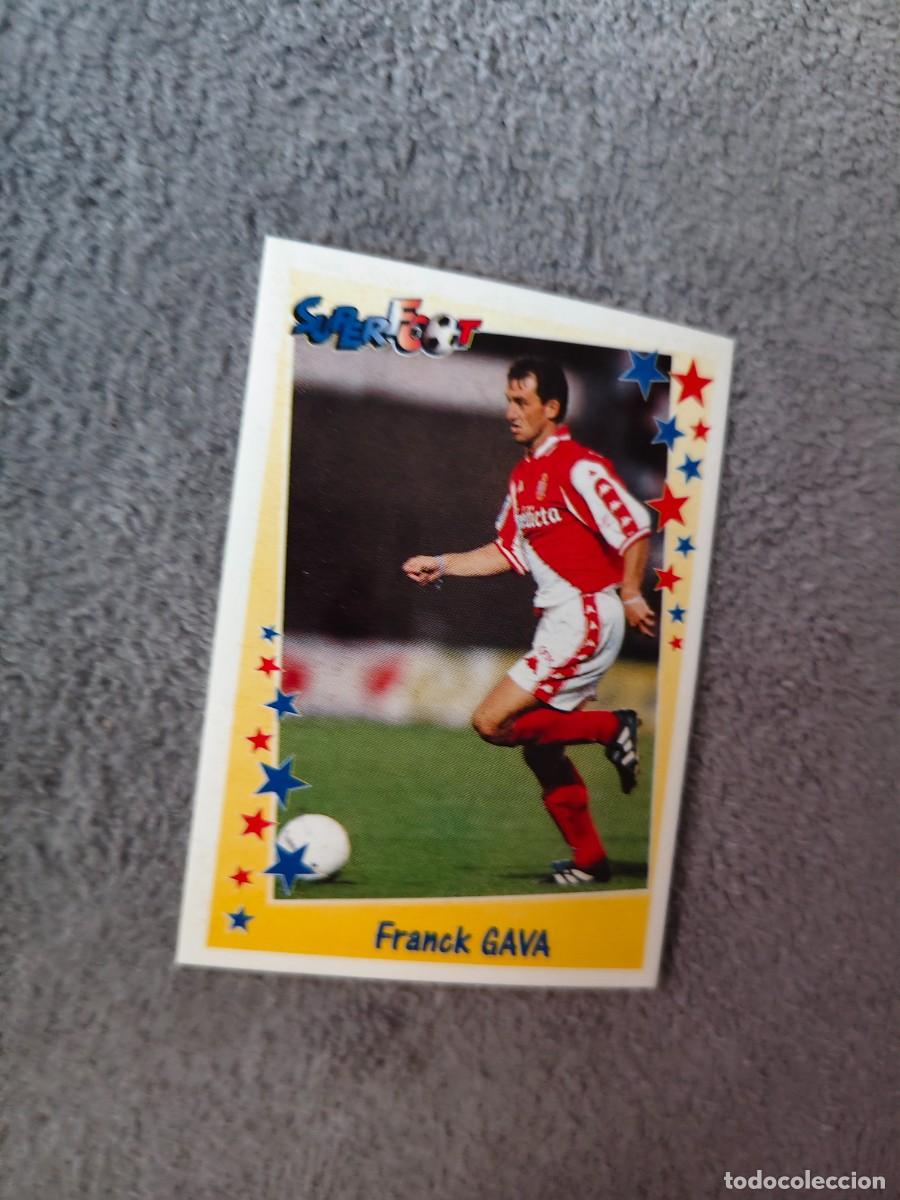 Fu&szlig;ball-Sticker: 105 SUPERFOOT 98 99 FRANCK GAVA LES MILIEUX PANINI 1998 1999 LIGUE 1 FRANCIA AAK