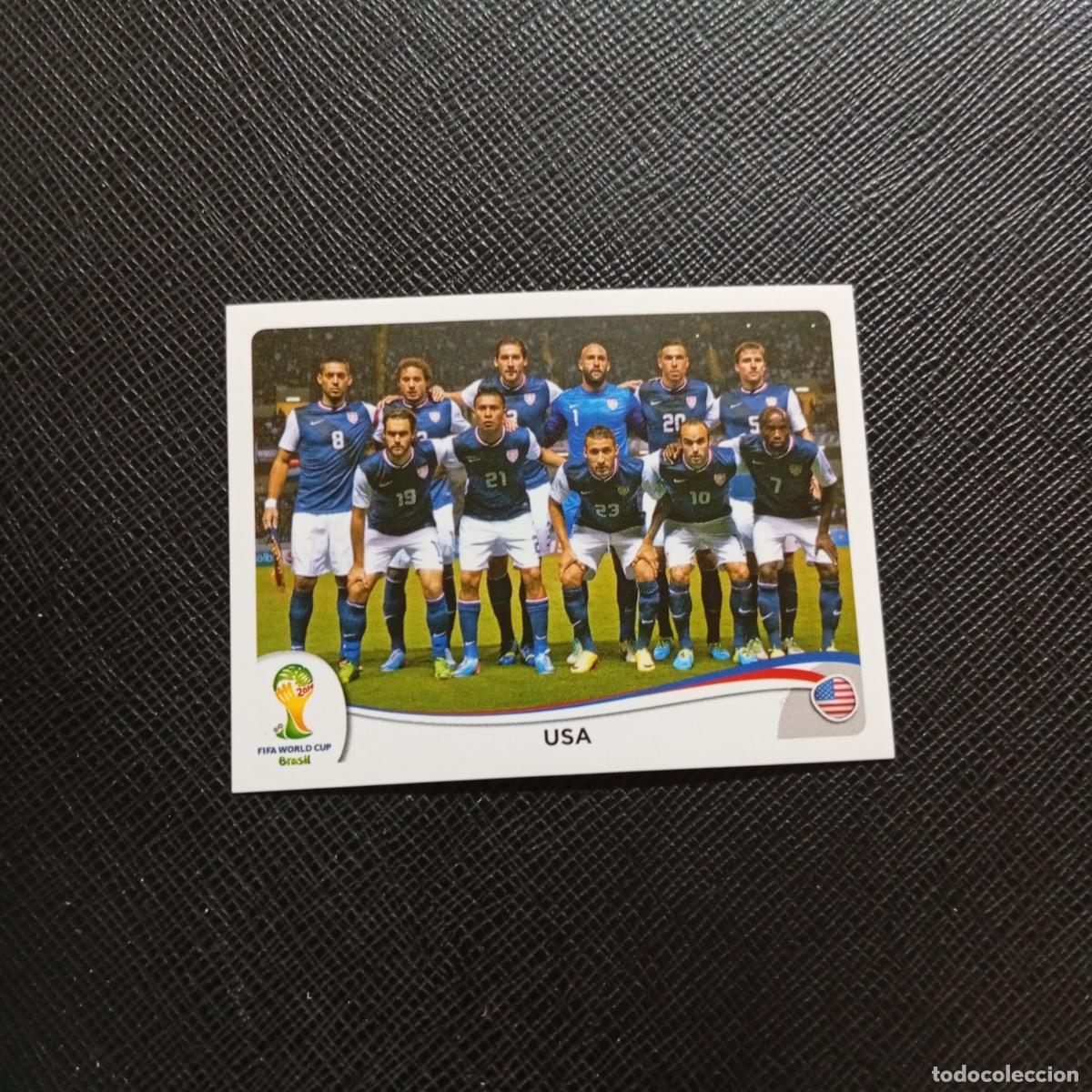Fu&szlig;ball-Sticker: 546 ALINEACION USA PANINI MUNDIAL BRASIL 2014 CROMO FUTBOL 14 - SIN PEGAR - CJ1