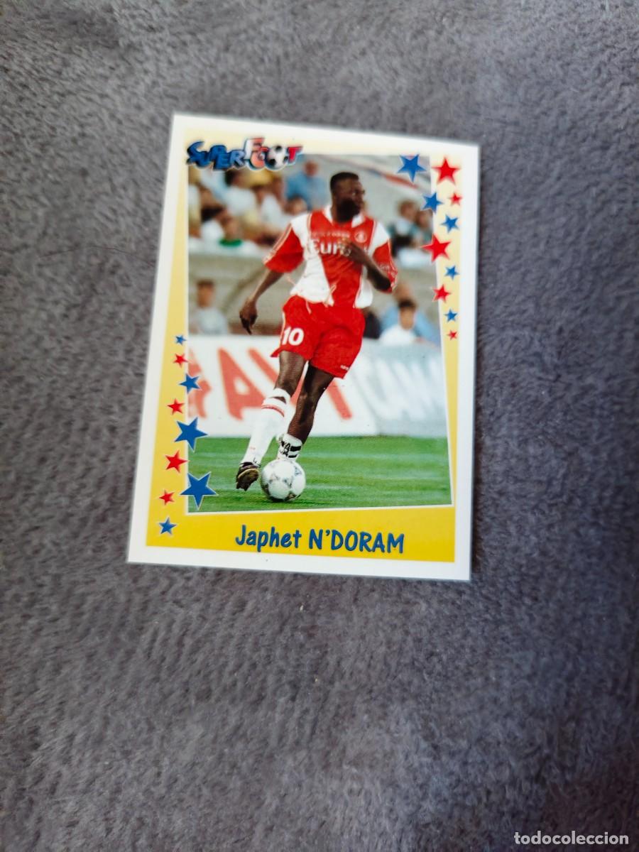 Figurine di Calcio: 107 SUPERFOOT 98 99 JAPHET N'DORAM LES MILIEUX PANINI 1998 1999 LIGUE 1 FRANCIA AAK