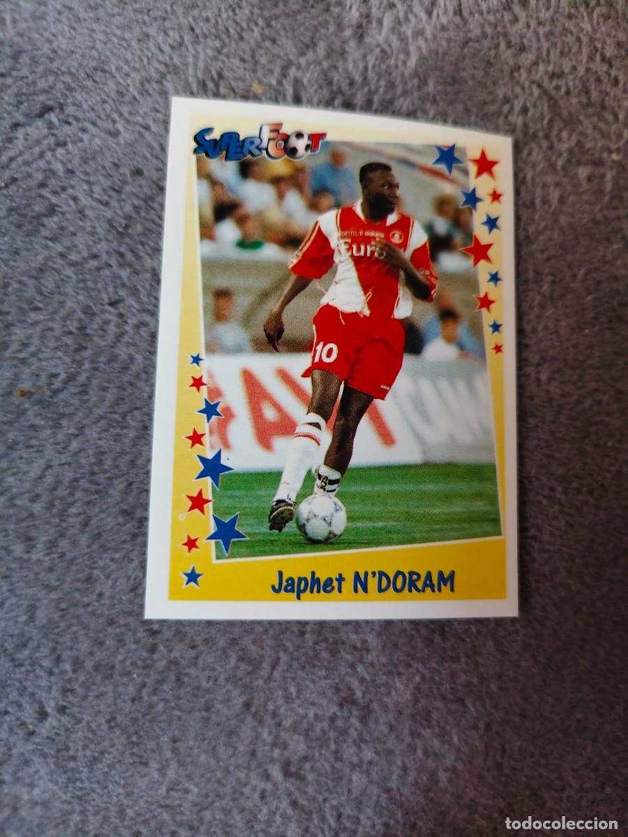 Cromos de f&uacute;tbol: 107 SUPERFOOT 98 99 JAPHET N'DORAM LES MILIEUX PANINI 1998 1999 LIGUE 1 FRANCIA AAK
