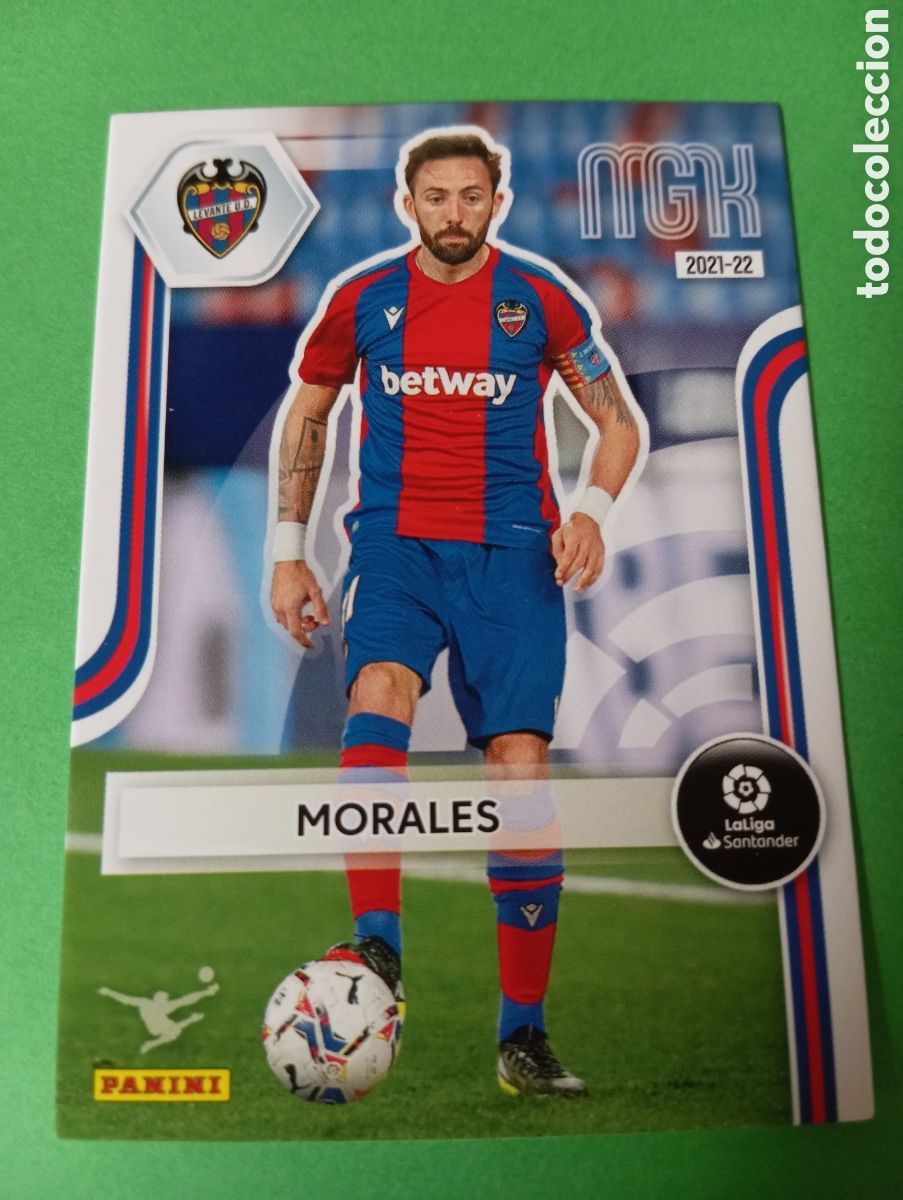 Cromos de f&uacute;tbol: Morales Levante n&deg;214 / PANINI MEGACRACKS 2021/2022