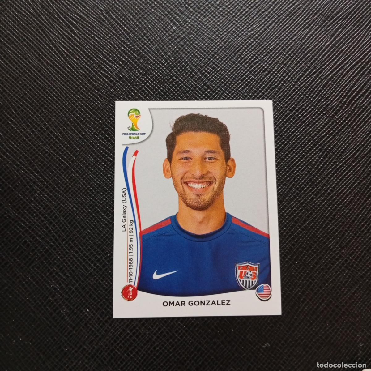 Cromos de f&uacute;tbol: 549 OMAR GONZALEZ USA PANINI MUNDIAL BRASIL 2014 CROMO FUTBOL 14 - SIN PEGAR - CJ1