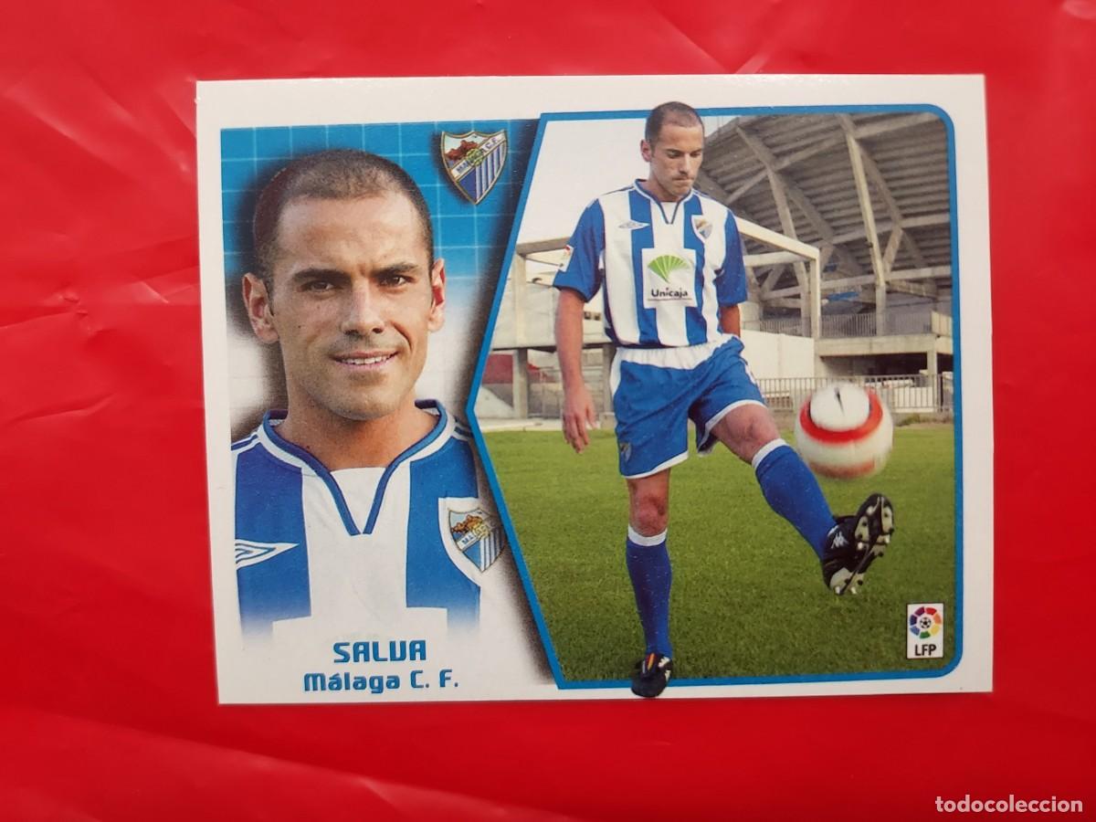 Cromos de f&uacute;tbol: CROMO SALVA MALAGA ULTIMOS FICHAJES 6 - SIN PEGAR - EDICIONES ESTE LIGA 2005 2006