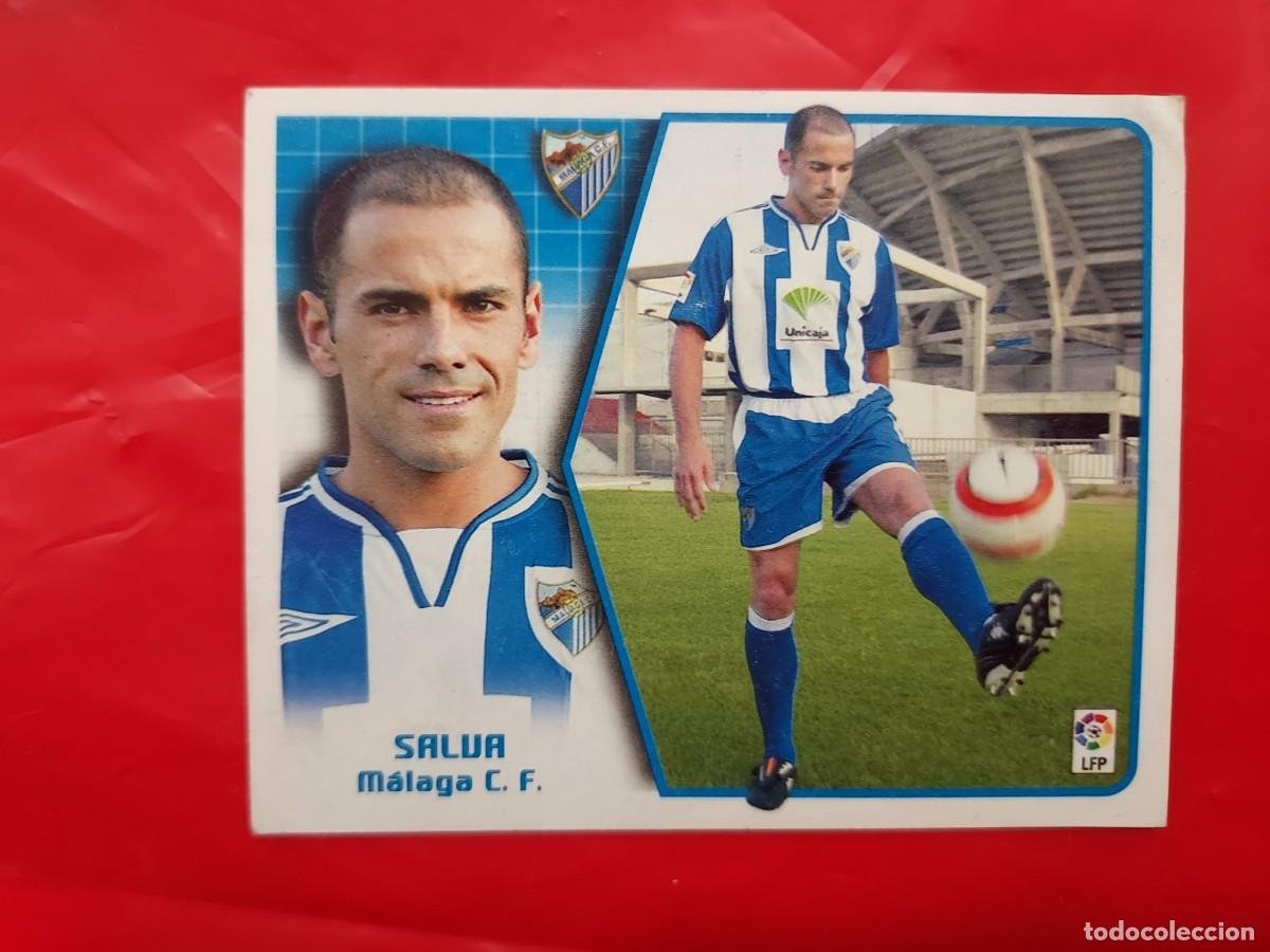 Cromos de f&uacute;tbol: CROMO SALVA MALAGA ULTIMOS FICHAJES 6 - SIN PEGAR - EDICIONES ESTE LIGA 2005 2006