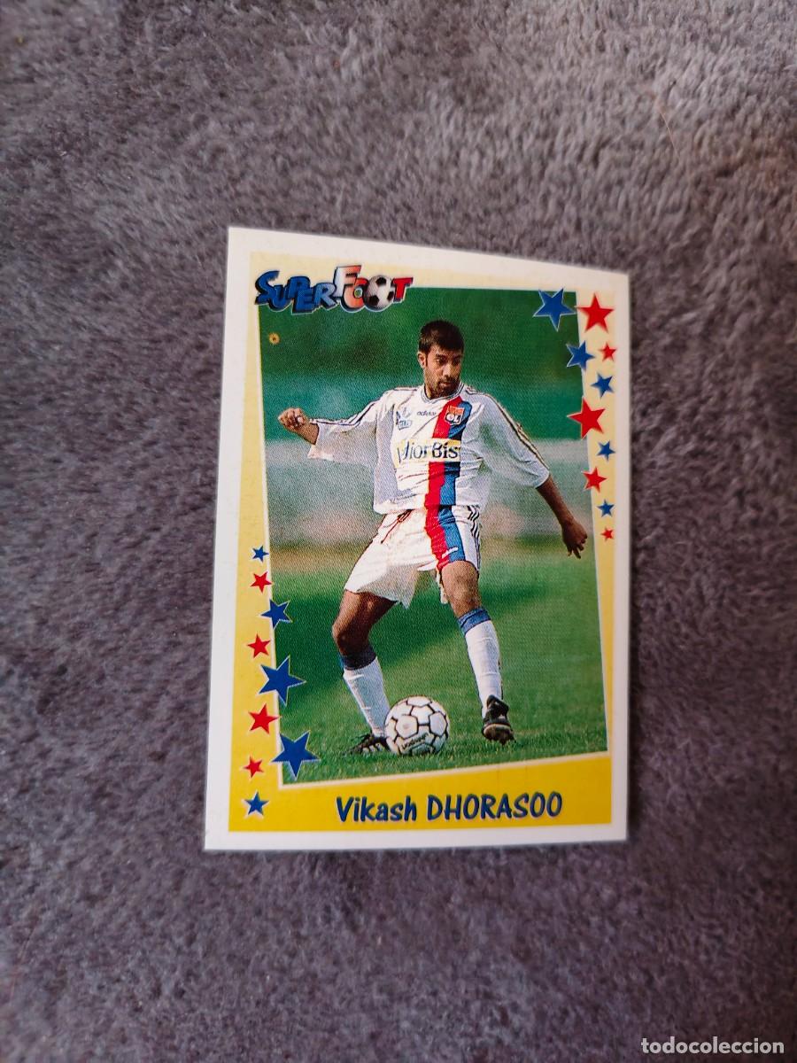 Cromos de f&uacute;tbol: 123 SUPERFOOT 98 99 VIKASH DHORASOO LES MILIEUX PANINI 1998 1999 LIGUE 1 FRANCIA AAK