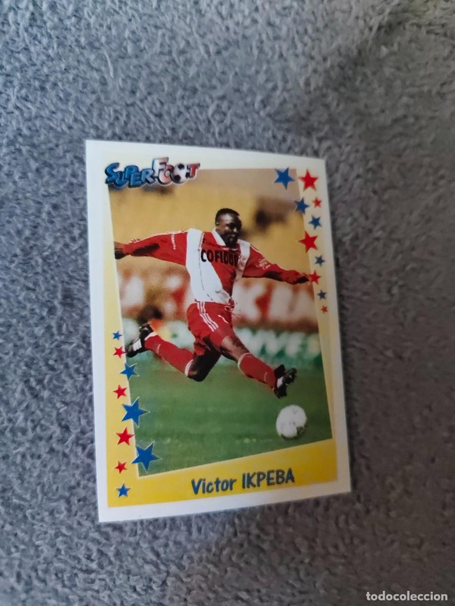 Cromos de f&uacute;tbol: 132 SUPERFOOT 98 99 VICTOR IKPEBA LES ATTAQUANTS PANINI 1998 1999 LIGUE 1 FRANCIA AAK