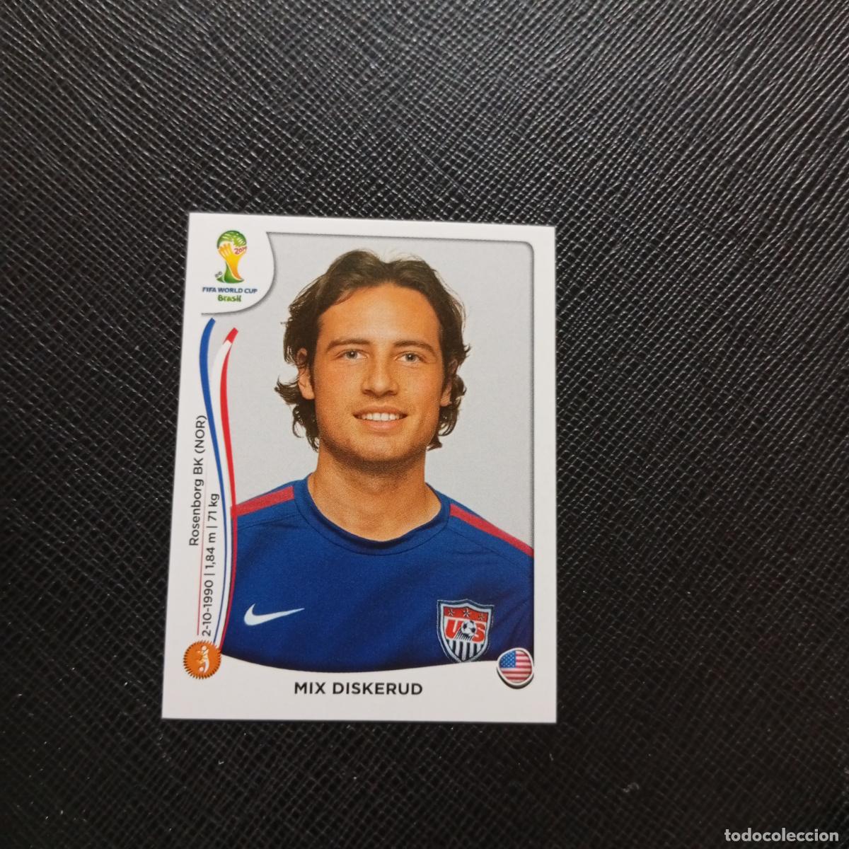 Cromos de f&uacute;tbol: 558 MIX DISKERUD USA PANINI MUNDIAL BRASIL 2014 CROMO FUTBOL 14 - SIN PEGAR - CJ1