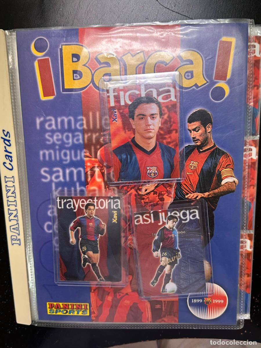 Fu&szlig;ball-Sticker: Coleccion Completa Bar&ccedil;a Trayectoria Panini Sports 1899 1999 Xavi Rookie
