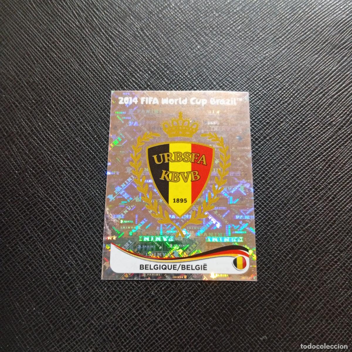 Cromos de f&uacute;tbol: 564 ESCUDO BELGICA PANINI MUNDIAL BRASIL 2014 CROMO FUTBOL 14 - SIN PEGAR - CJ1