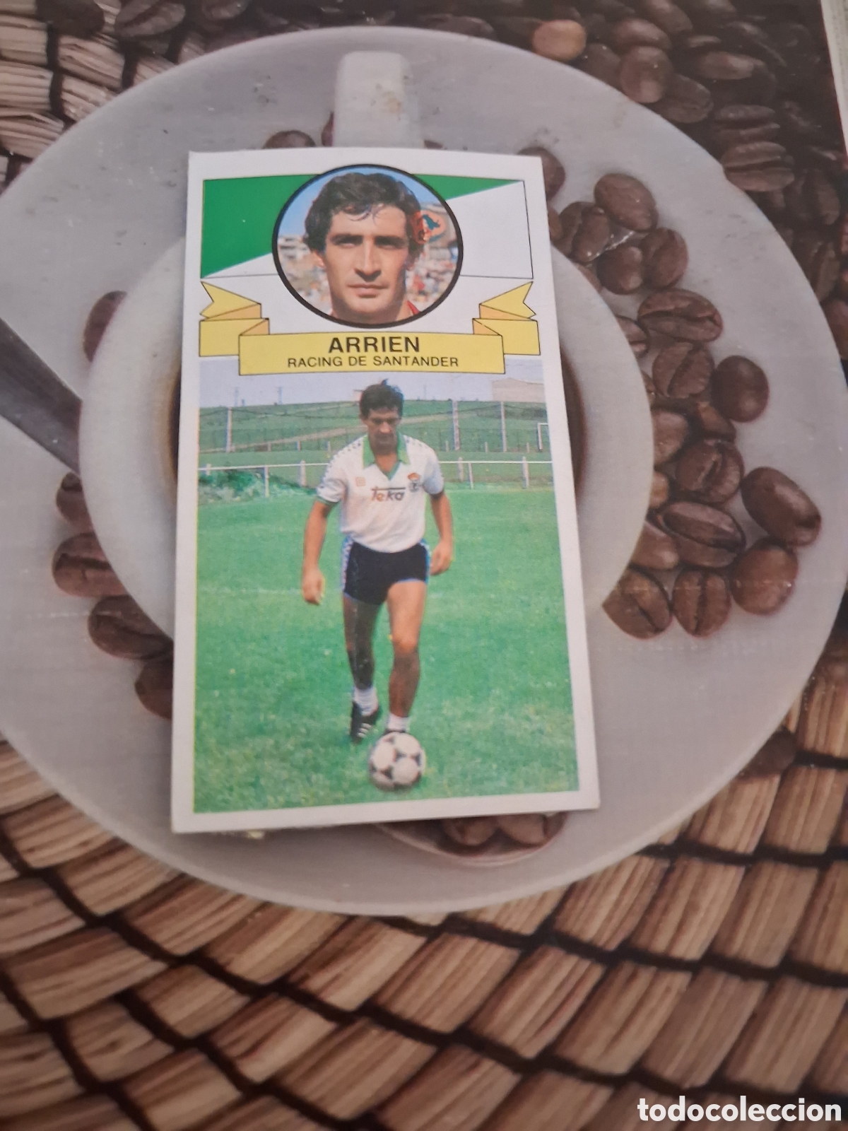 Cromos de f&uacute;tbol: Liga este 85 86 arrien fichaje N 13 del racing de Santander recuperado del &aacute;lbum ver fotos
