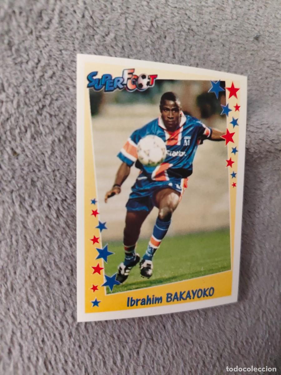 Cromos de f&uacute;tbol: 142 SUPERFOOT 98 99 IBRAHIM BAKAYOKO LES ATTAQUANTS PANINI 1998 1999 LIGUE 1 FRANCIA AAK