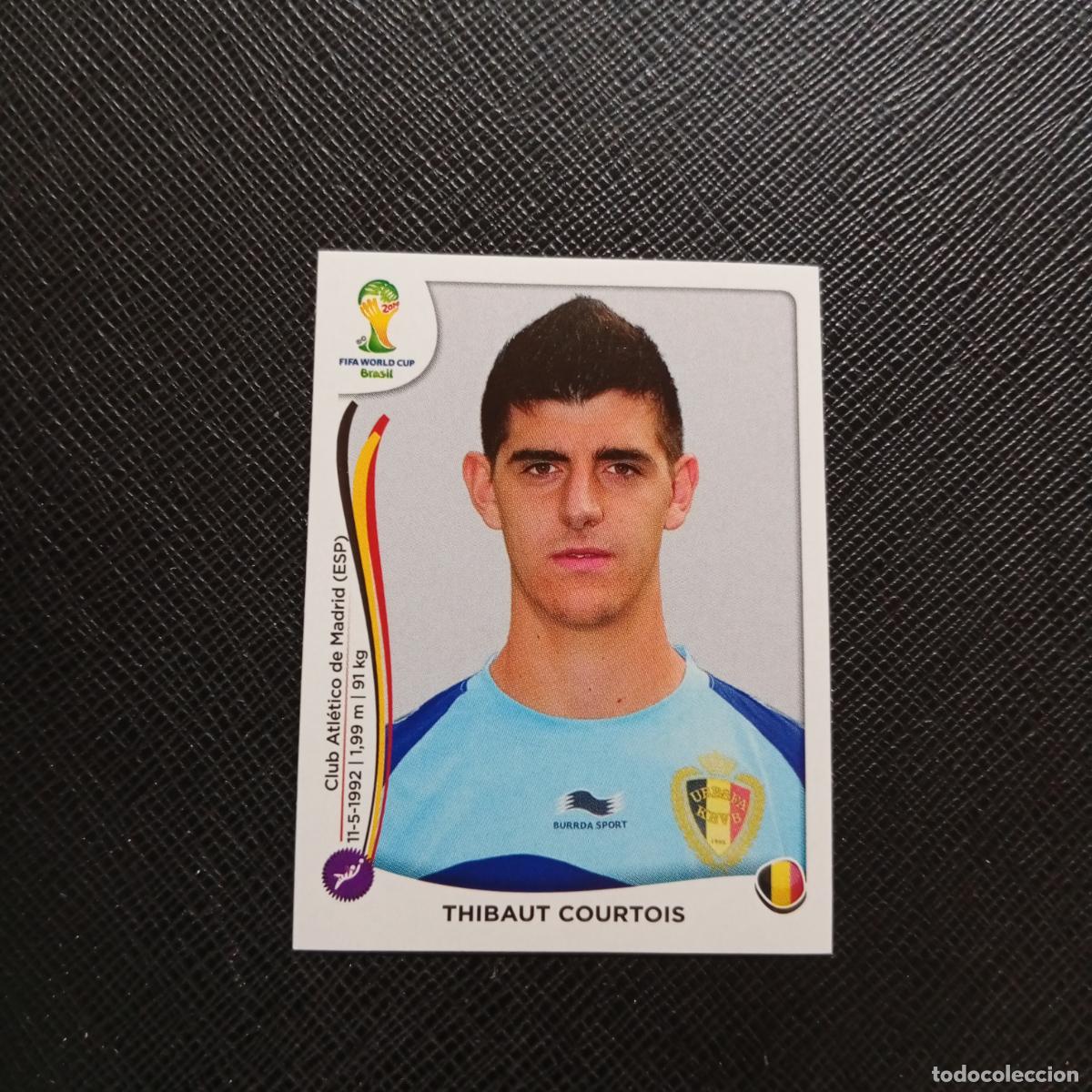 Cromos de f&uacute;tbol: 566 COURTOIS BELGICA PANINI MUNDIAL BRASIL 2014 CROMO FUTBOL 14 - SIN PEGAR - CJ1