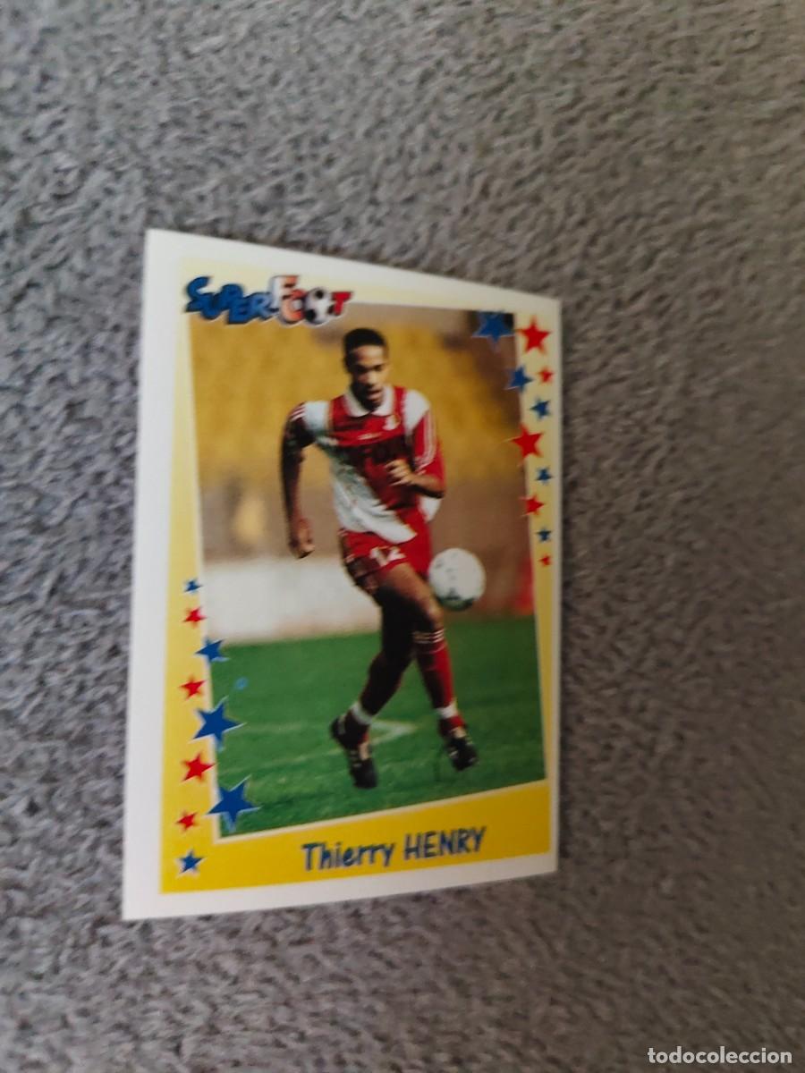 Cromos de f&uacute;tbol: 145 SUPERFOOT 98 99 THIERRY HENRY MONACO LES ATTAQUANTS PANINI 1998 1999 LIGUE 1 FRANCIA AAK
