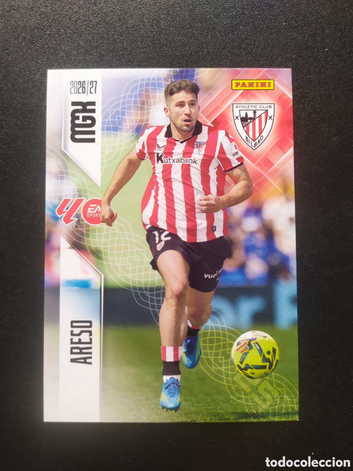 Cromos de f&uacute;tbol: Megacracks 2026 2027 26 27 panini Areso n&deg; 40 Athletic Bilbao