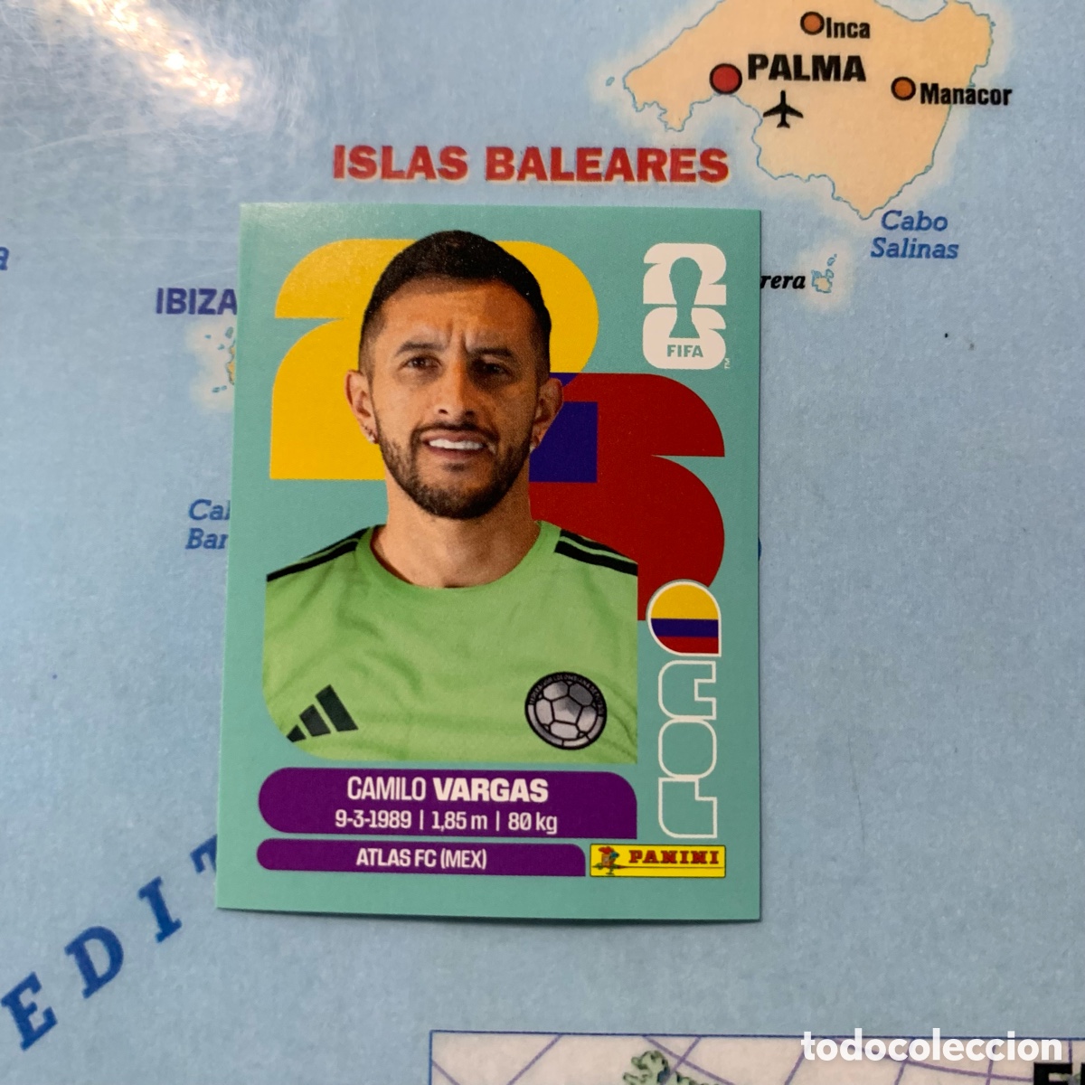 Cromos de f&uacute;tbol: Colombia numero 2 cromo panini Mundial Fifa World Cup 2026