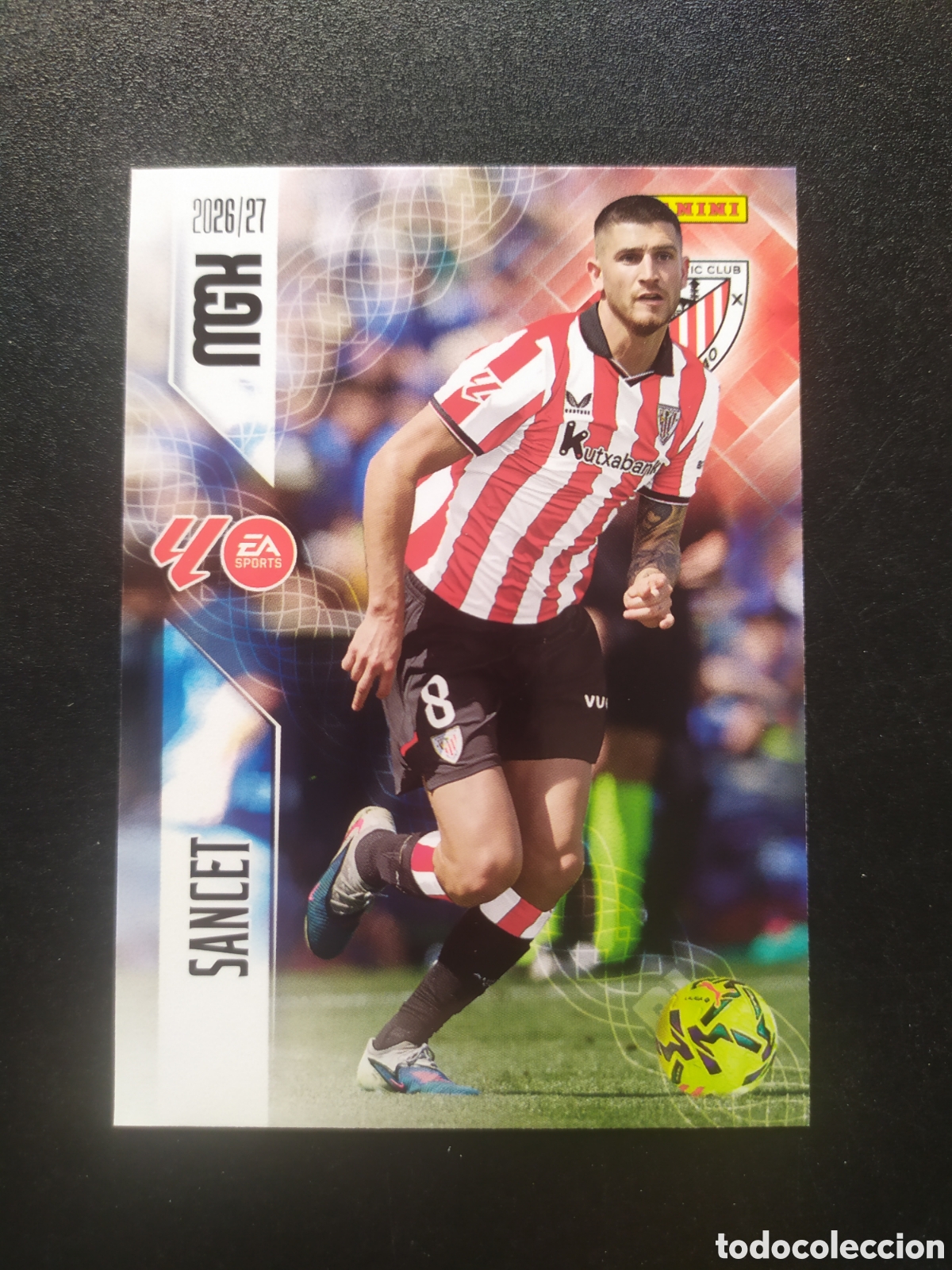 Cromos de f&uacute;tbol: Megacracks 2026 2027 26 27 panini Sancet n&deg; 48 Athletic Bilbao