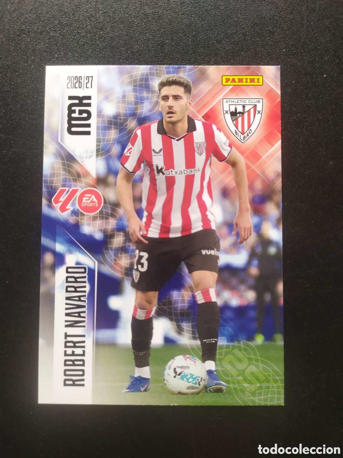 Cromos de f&uacute;tbol: Megacracks 2026 2027 26 27 panini Robert Navarro n&deg; 51 Athletic Bilbao