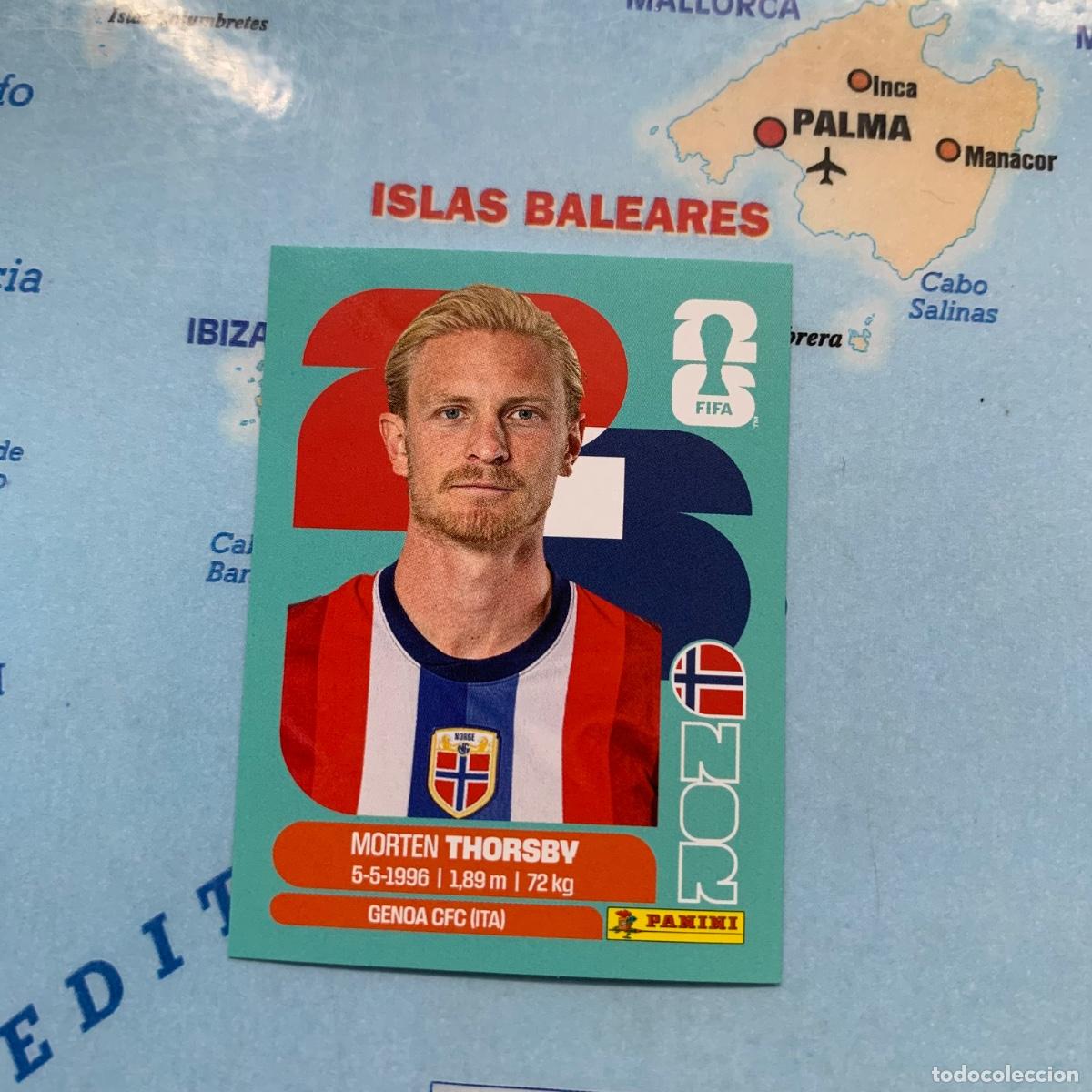 Cromos de f&uacute;tbol: Noruega n&uacute;mero 9 cromo panini Mundial Fifa World Cup 2026