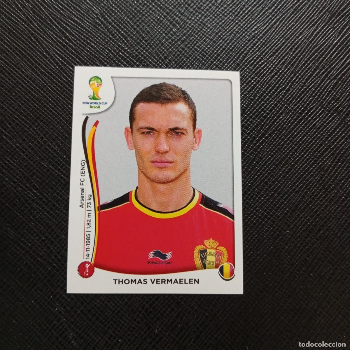 Cromos de f&uacute;tbol: 571 VERMAELEN BELGICA PANINI MUNDIAL BRASIL 2014 CROMO FUTBOL 14 - SIN PEGAR - CJ1