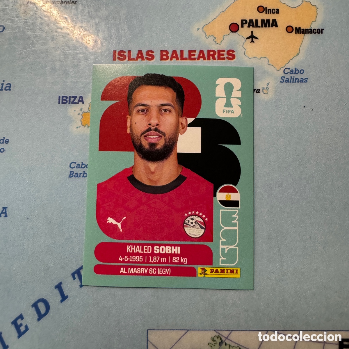 Figurine di Calcio: Egipto n&uacute;mero 6 cromo panini Mundial Fifa World Cup 2026