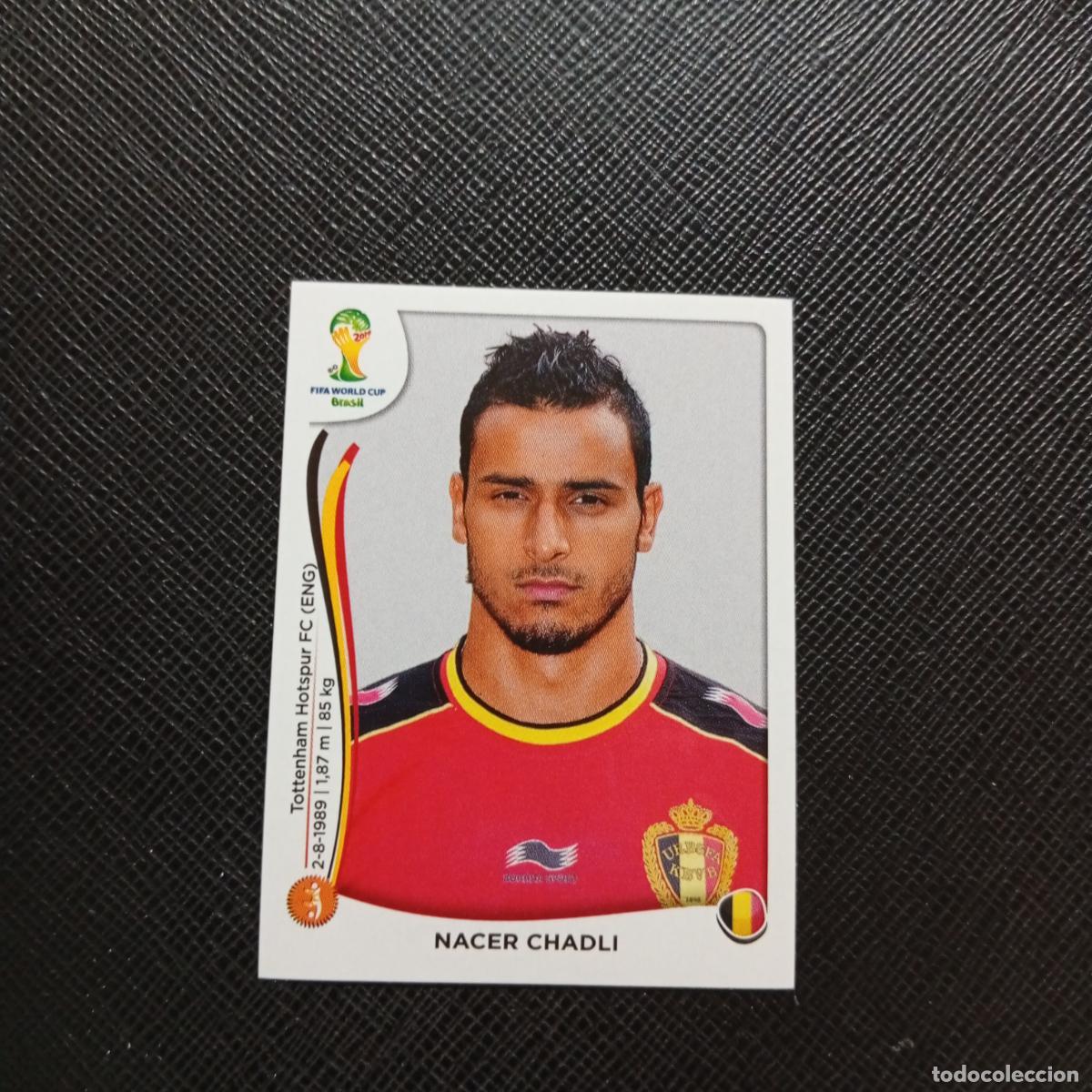 Figurine di Calcio: 577 NACER CHADLI BELGICA PANINI MUNDIAL BRASIL 2014 CROMO FUTBOL 14 - SIN PEGAR - CJ1