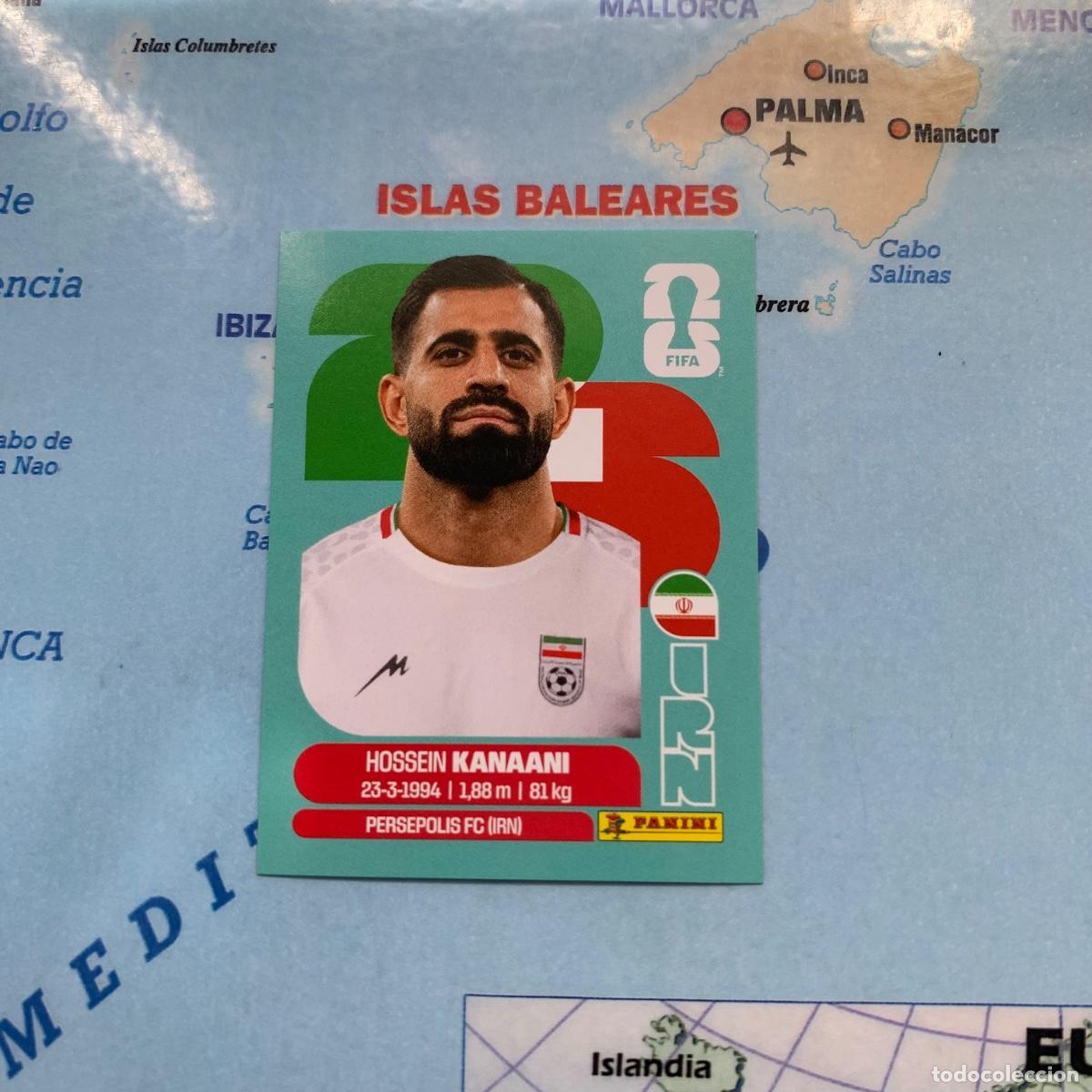 Figurine di Calcio: Iran n&uacute;mero 8 cromo panini Mundial Fifa World Cup 2026