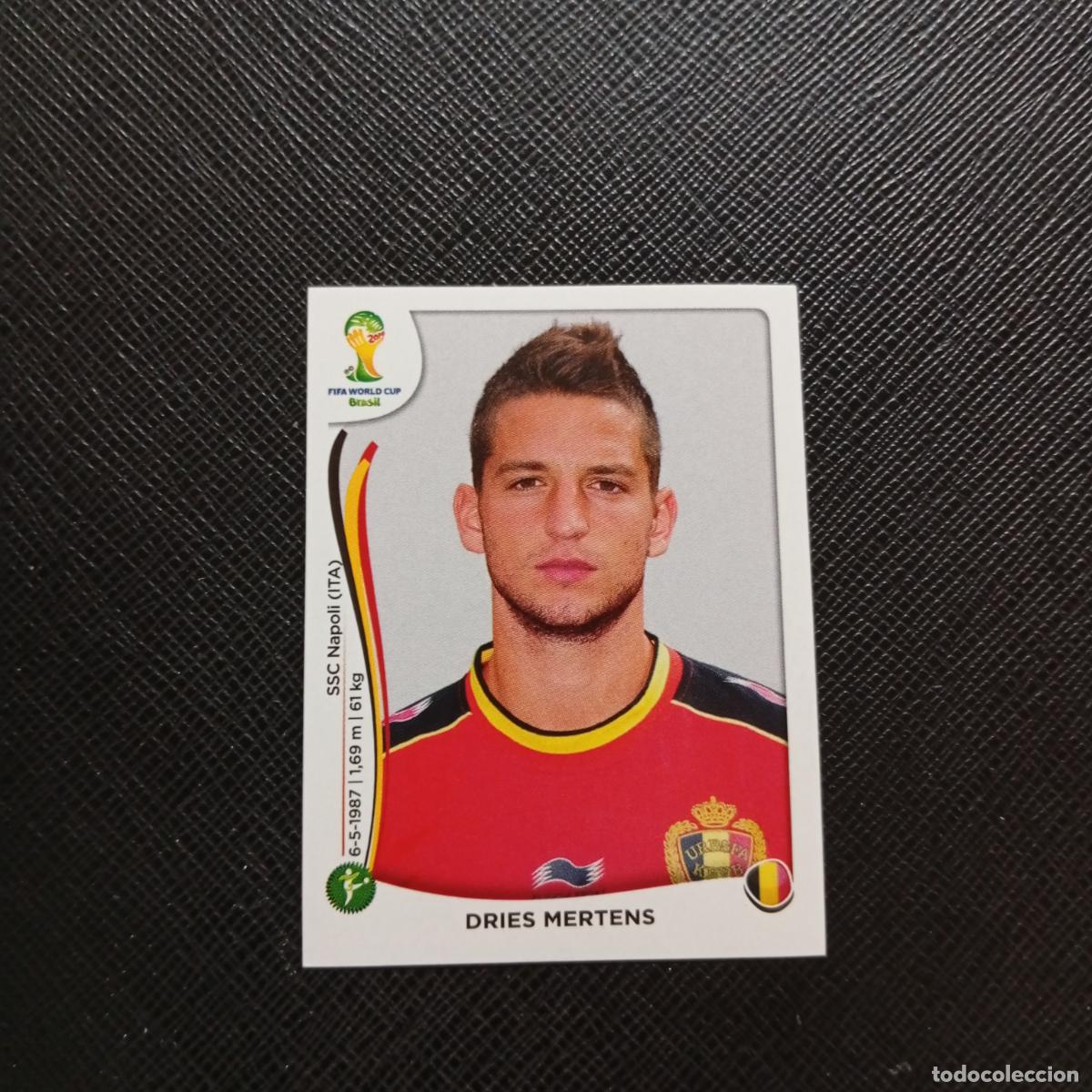 Figurine di Calcio: 579 MERTENS BELGICA PANINI MUNDIAL BRASIL 2014 CROMO FUTBOL 14 - SIN PEGAR - CJ1