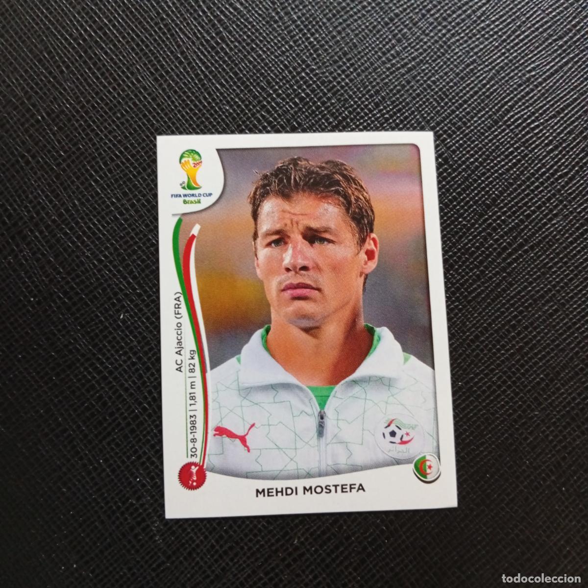 Football Stickers: 590 MEHDI MOSTEFA ARGELIA PANINI MUNDIAL BRASIL 2014 CROMO FUTBOL 14 - SIN PEGAR - CJ1