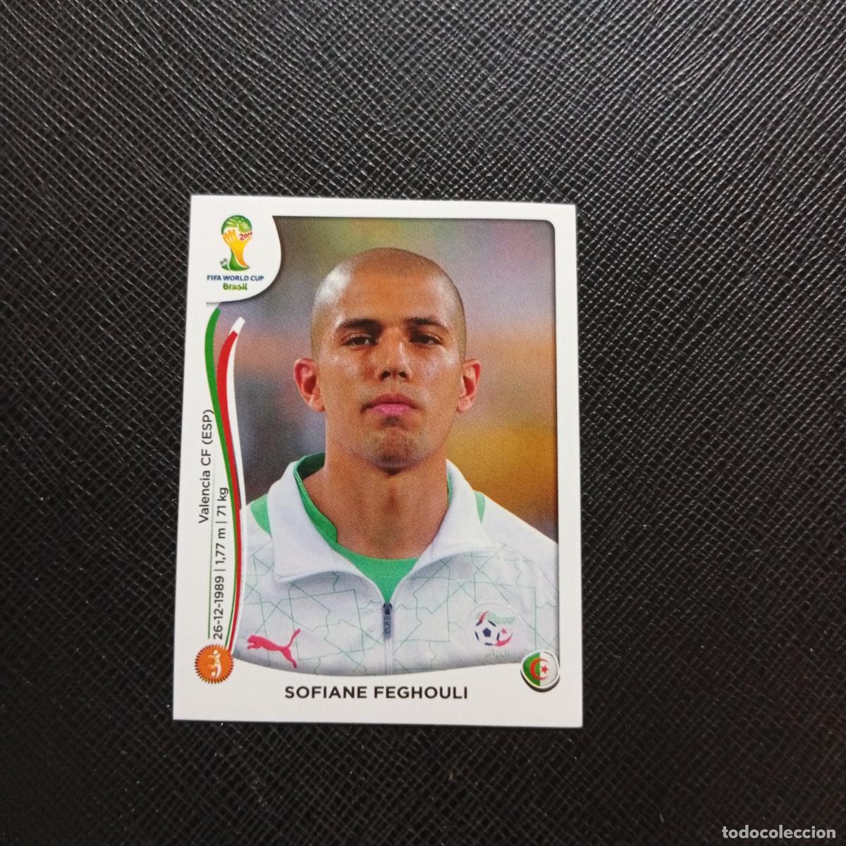 Cromos de f&uacute;tbol: 597 FEGHOULI ARGELIA PANINI MUNDIAL BRASIL 2014 CROMO FUTBOL 14 - SIN PEGAR - CJ1