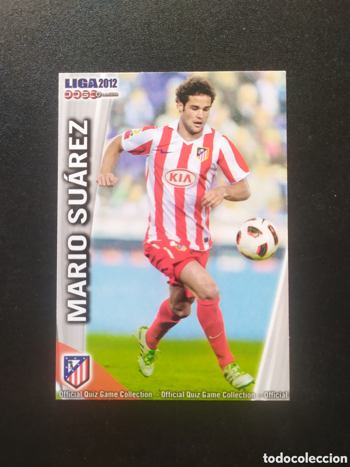 Cromos de f&uacute;tbol: Mundicromo fichas Liga 2011 2012 11 12 Mario Su&aacute;rez n&deg; 177 Atl&eacute;tico Madrid