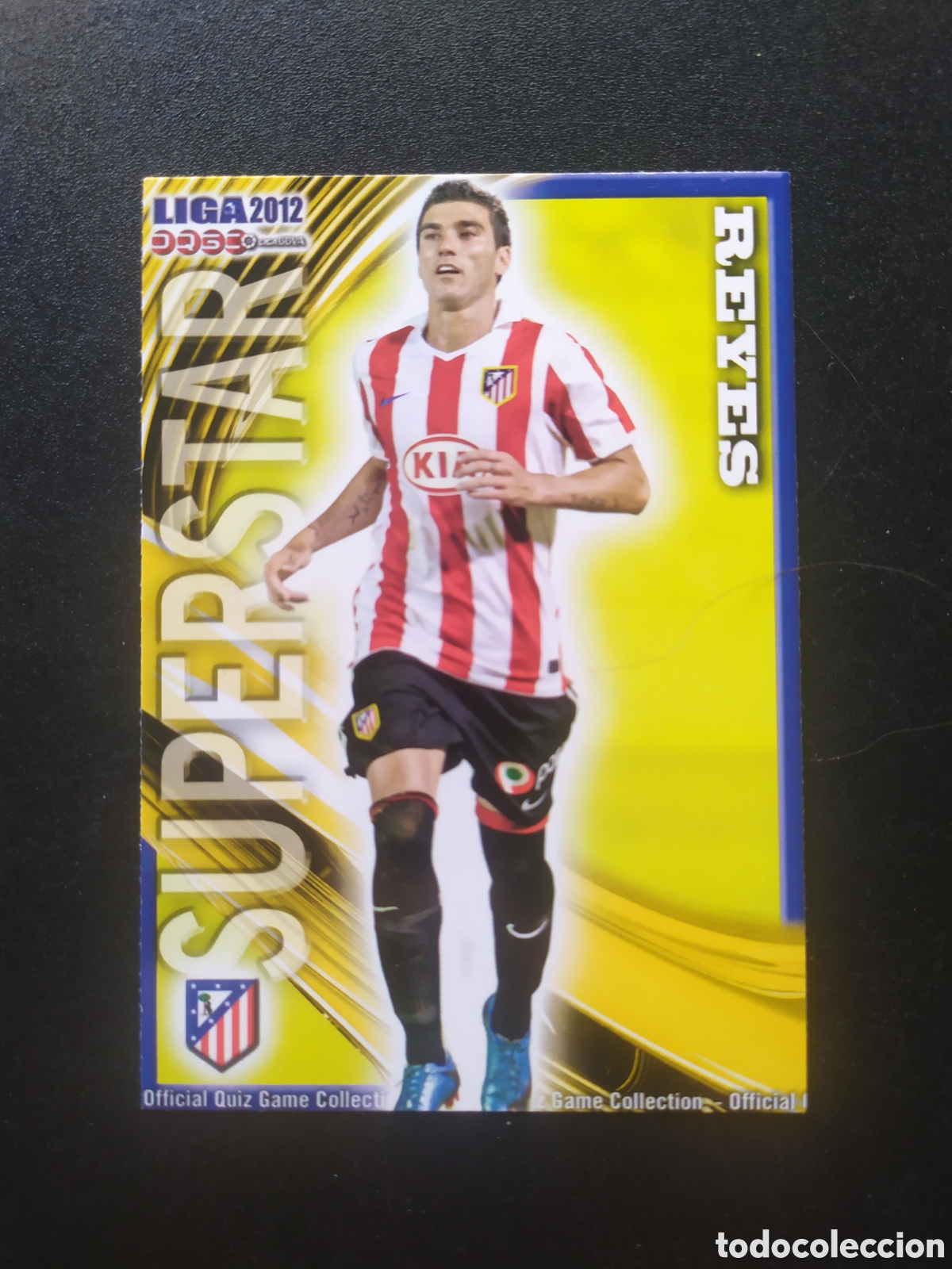 Cromos de Futebol: Mundicromo fichas Liga 2011 2012 11 12 Reyes superstar n&deg; 187 Atl&eacute;tico Madrid