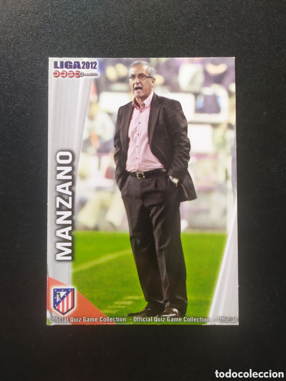 Cromos de f&uacute;tbol: Mundicromo fichas Liga 2011 2012 11 12 Manzano n&deg; 165 Atl&eacute;tico Madrid