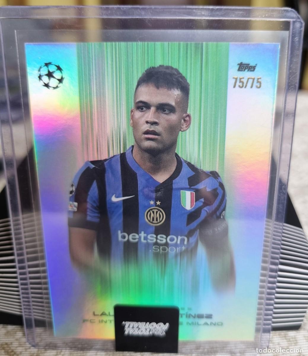 Cartes &agrave; collectionner de Football: LAUTARO MART&Iacute;NEZ /75 (Numerada) INTER DE MIL&Aacute;N. Topps Total Football 2024 2025 24 25