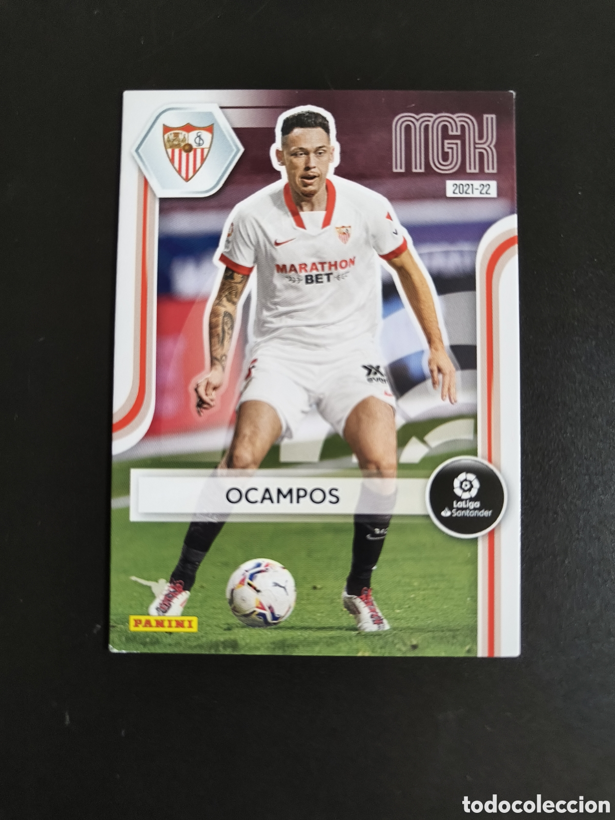 Cromos de f&uacute;tbol: Megacracks 2021/22 321 Ocampos Sevilla