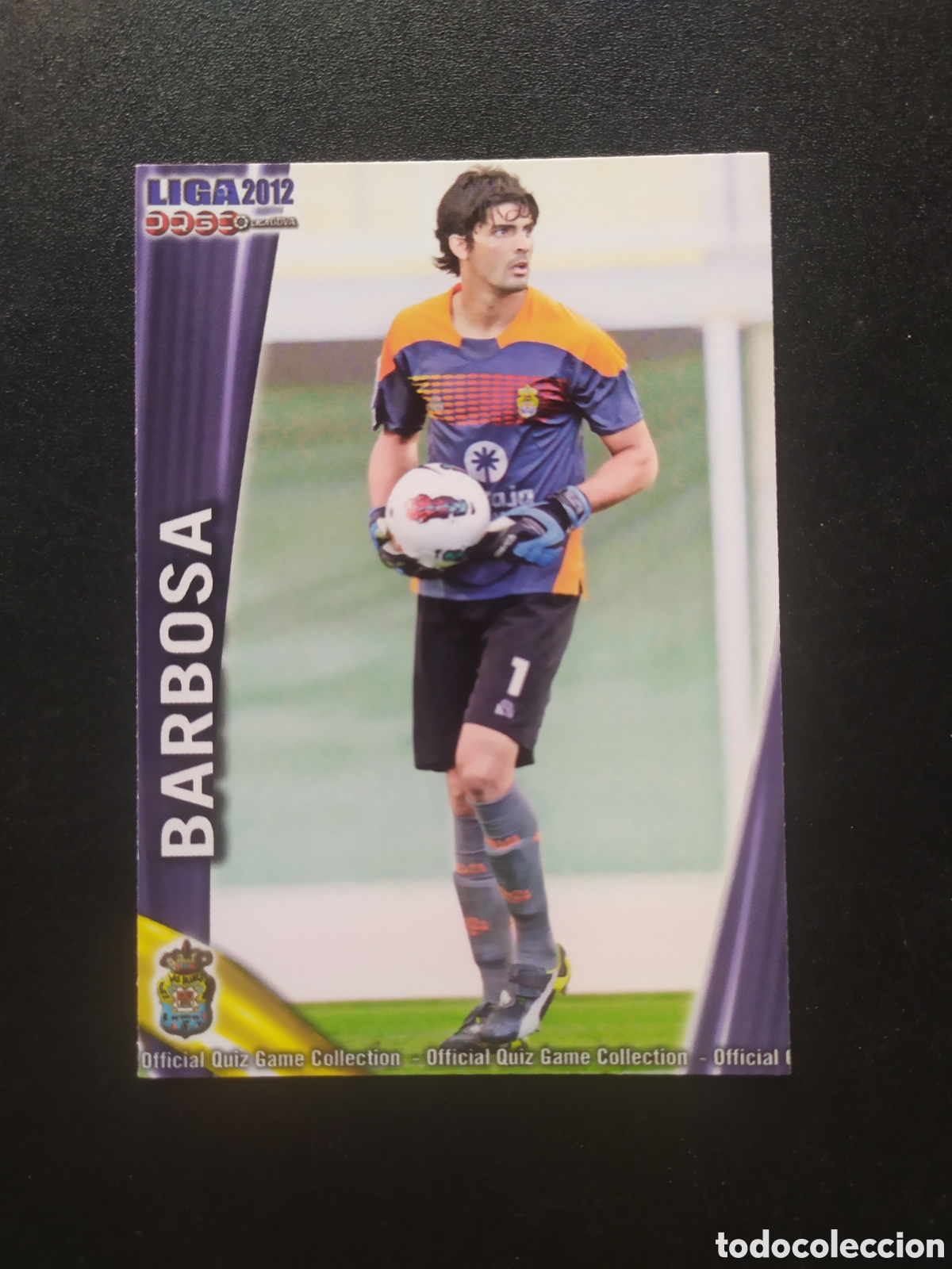 Cromos de f&uacute;tbol: Mundicromo fichas Liga 2011 2012 11 12 Barbosa n&deg; 1009 Las Palmas