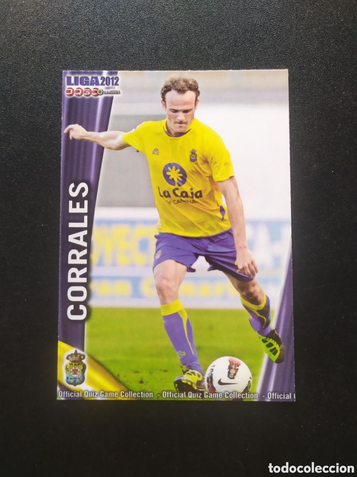 Cromos de f&uacute;tbol: Mundicromo fichas Liga 2011 2012 11 12 Corrales n&deg; 1011 Las Palmas