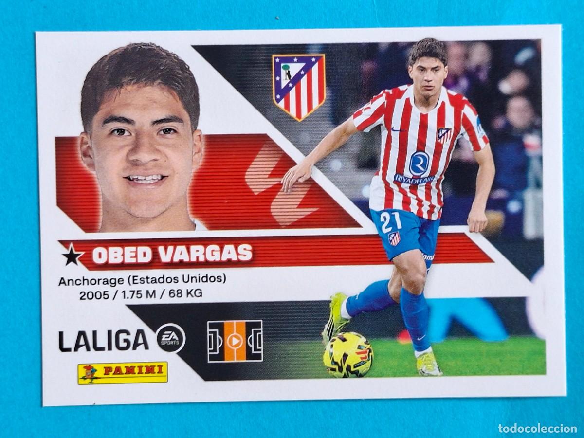 Cromos de f&uacute;tbol: #14B OBED VARGAS (Atl&eacute;tico Madrid) - PANINI Liga ESTE 2026-27 Sticker