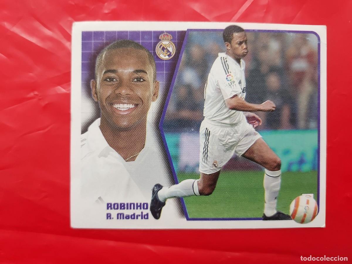 Football Stickers: CROMO ROBINHO REAL MADRID ULTIMOS FICHAJES 24 - SIN PEGAR - EDICIONES ESTE LIGA 2005 2006