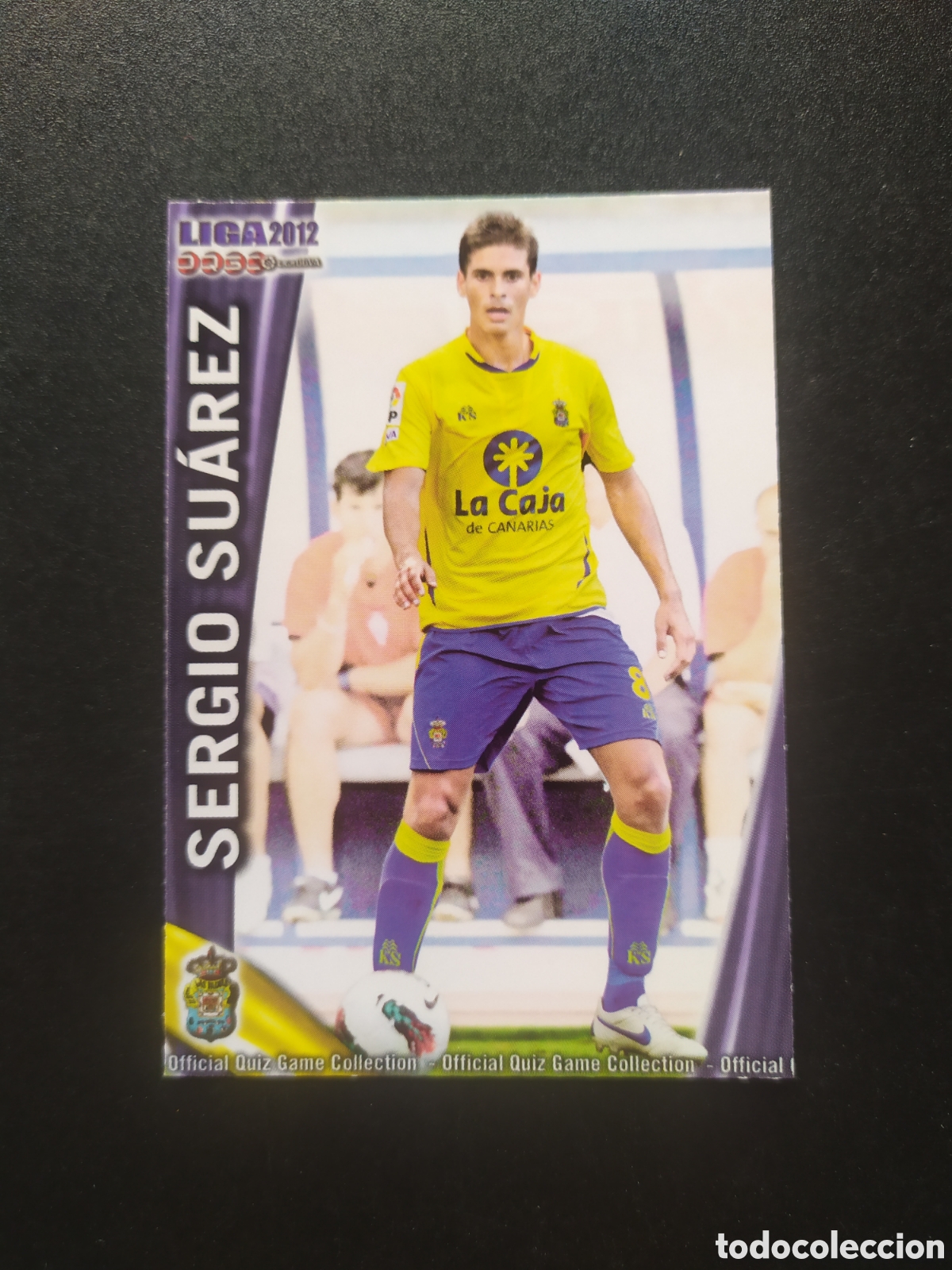Football Stickers: Mundicromo fichas Liga 2011 2012 11 12 Sergio Su&aacute;rez n&deg; 1016 Las Palmas