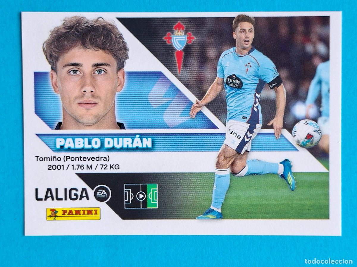 Football Stickers: #18A PABLO DUR&Aacute;N (Celta) - PANINI Liga ESTE 2026-27 Sticker