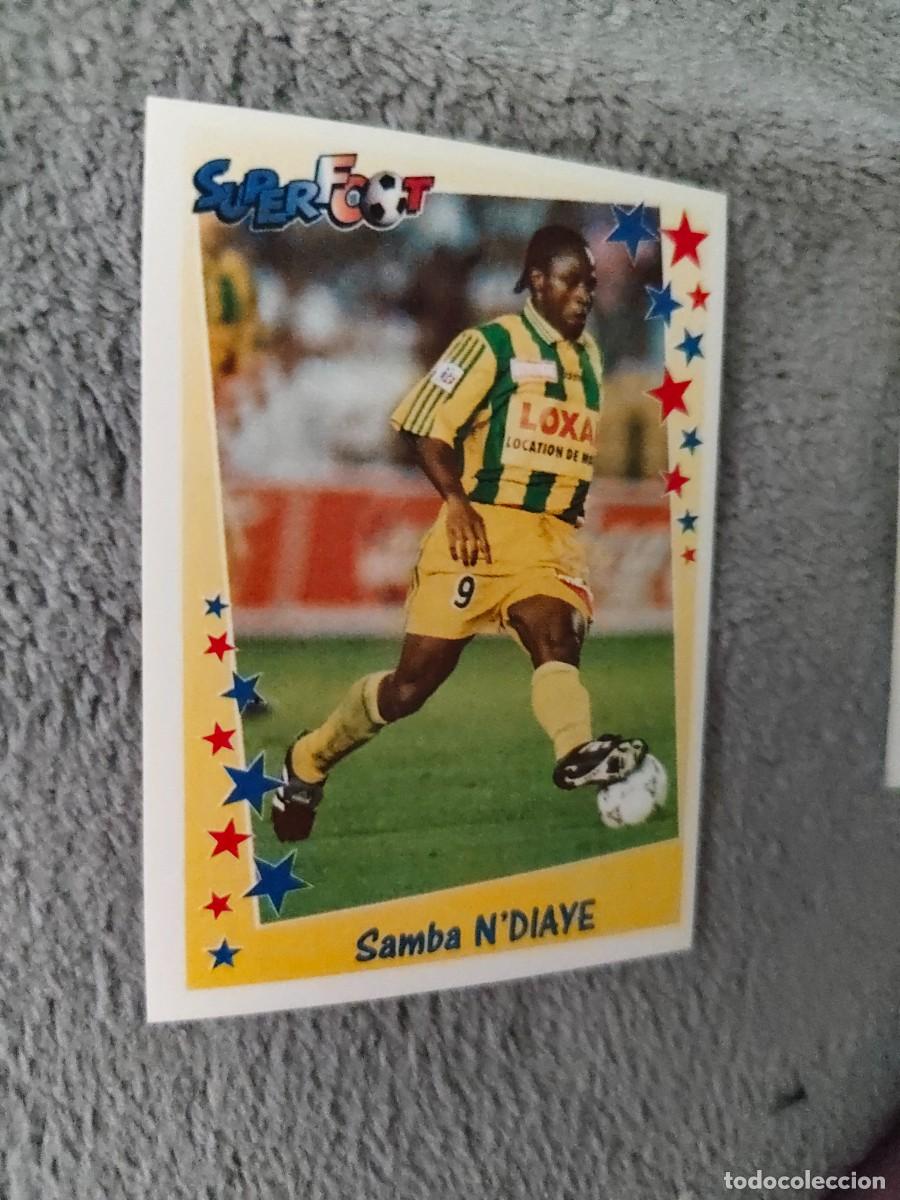 Football Stickers: 154 SUPERFOOT 98 99 SAMBA N'DIAYE LES ATTAQUANTS PANINI 1998 1999 LIGUE 1 FRANCIA AAK