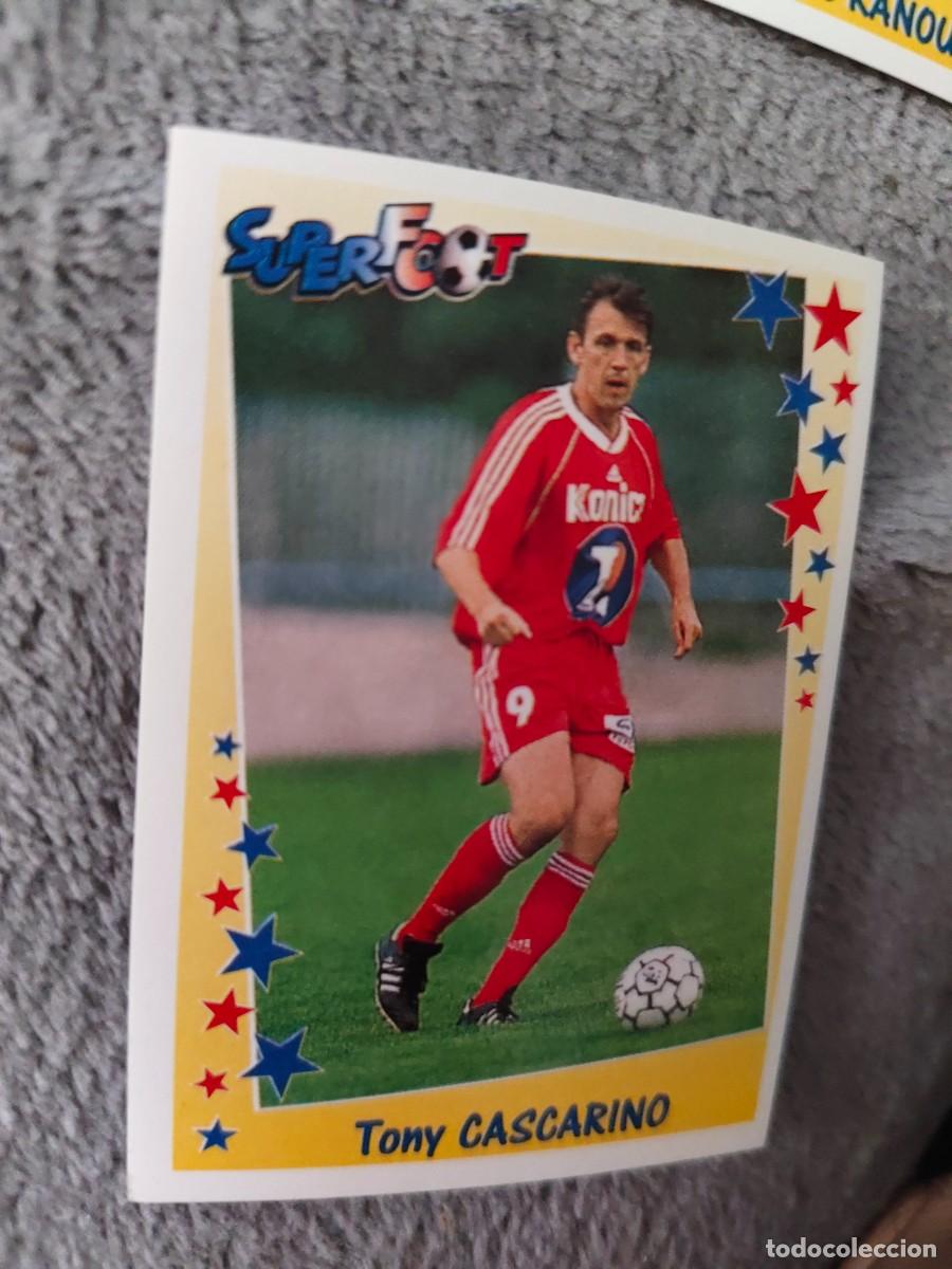 Fu&szlig;ball-Sticker: 155 SUPERFOOT 98 99 TONY CASCARINO LES ATTAQUANTS PANINI 1998 1999 LIGUE 1 FRANCIA AAK