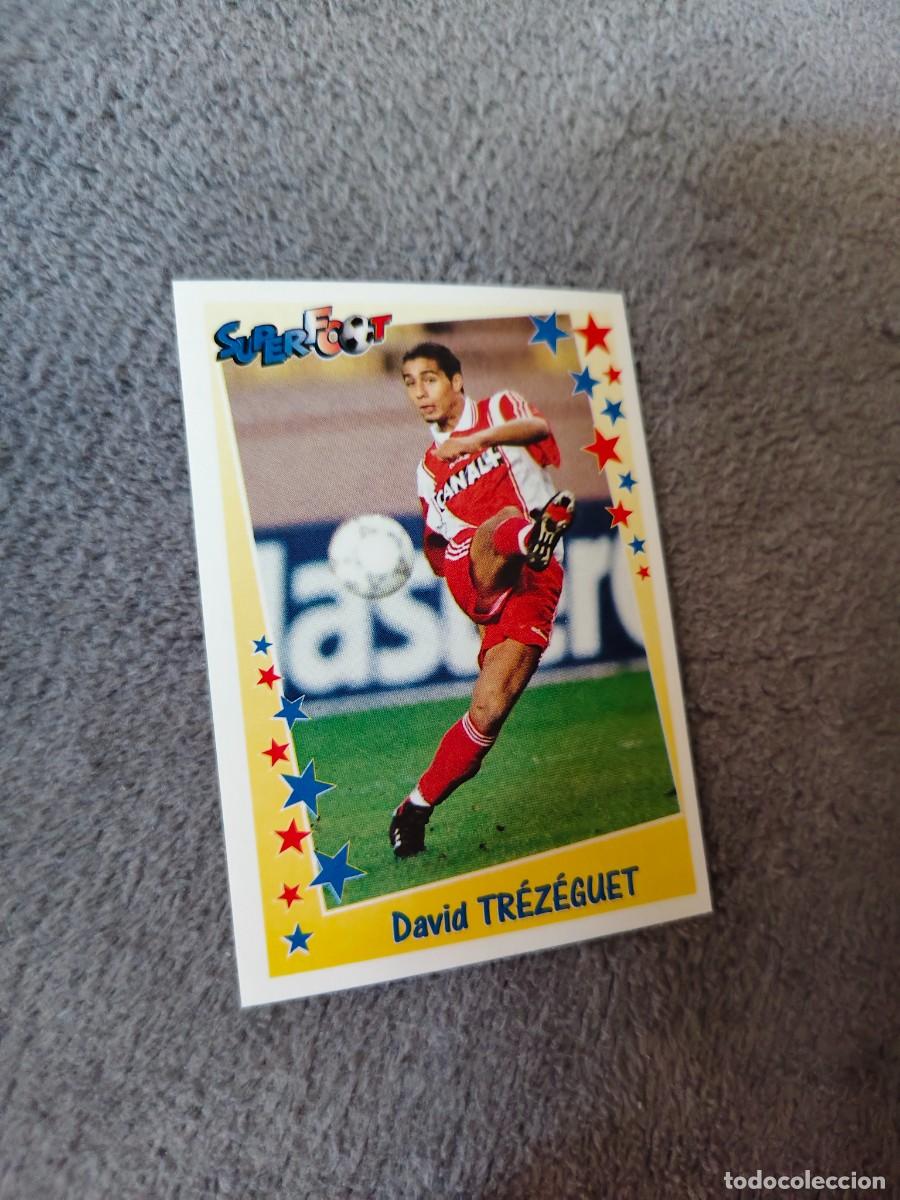 Figurine di Calcio: 157 SUPERFOOT 98 99 DAVID TR&Eacute;Z&Eacute;GUET LES ATTAQUANTS PANINI 1998 1999 LIGUE 1 FRANCIA AAK