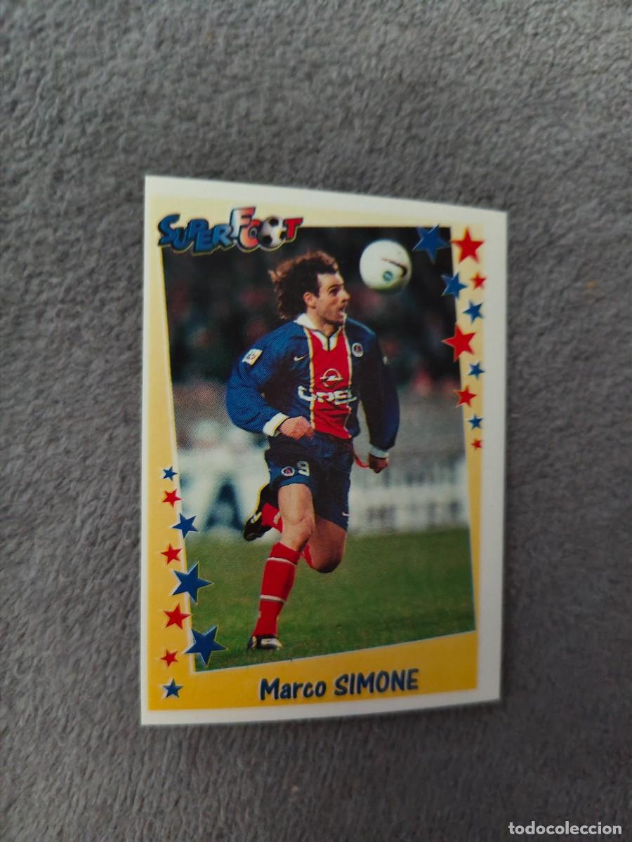 Cromos de Futebol: 162 SUPERFOOT 98 99 MARCO SIMONE LES ATTAQUANTS PANINI 1998 1999 LIGUE 1 FRANCIA AAK