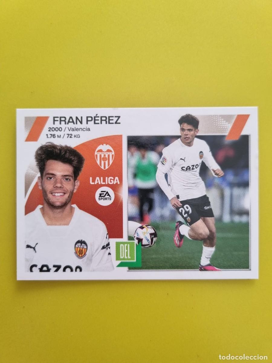Cromos de Futebol: CROMO FTUBOL LIGA ESTE FRAN PEREZ VALENCIA N&ordm;19 BIS COLOCA 23 24 2023 2024 AR826