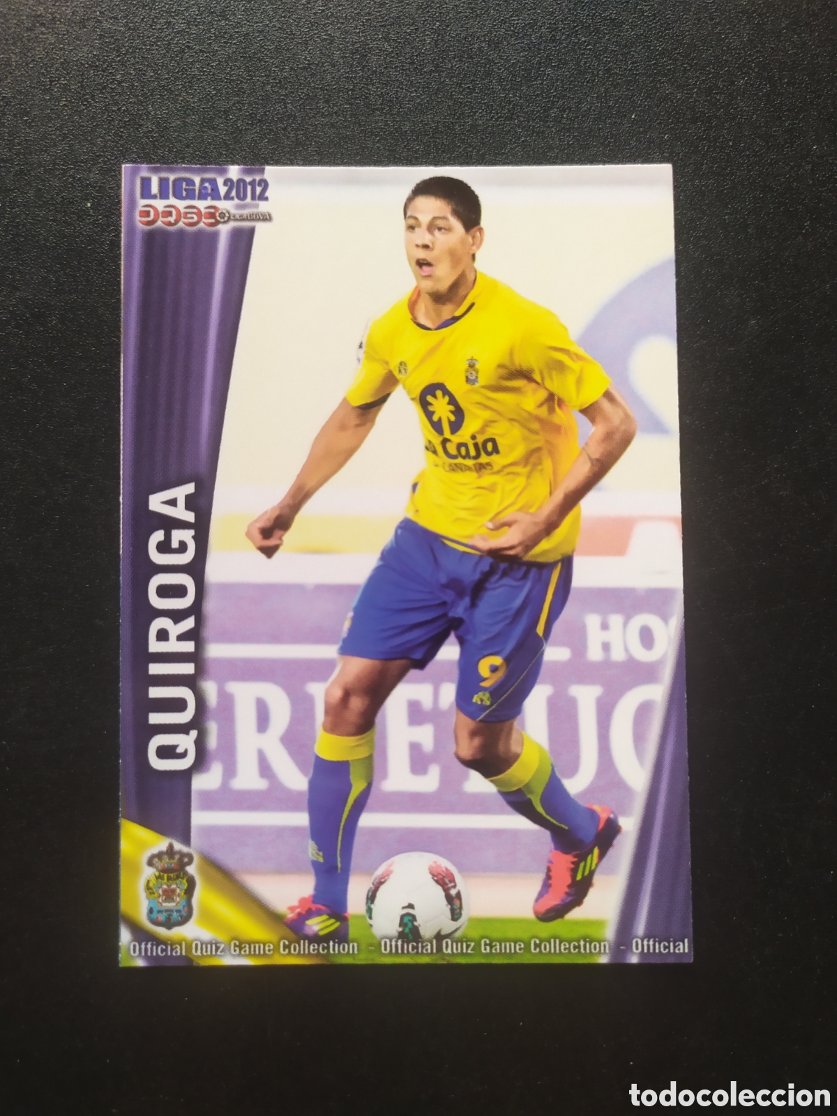 Cromos de Futebol: Mundicromo fichas Liga 2011 2012 11 12 Quiroga n&deg; 1020 Las Palmas